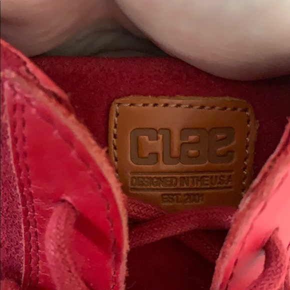 Men’s Clae Ellington Ruby Suede Shoes - Picture 4 of 5